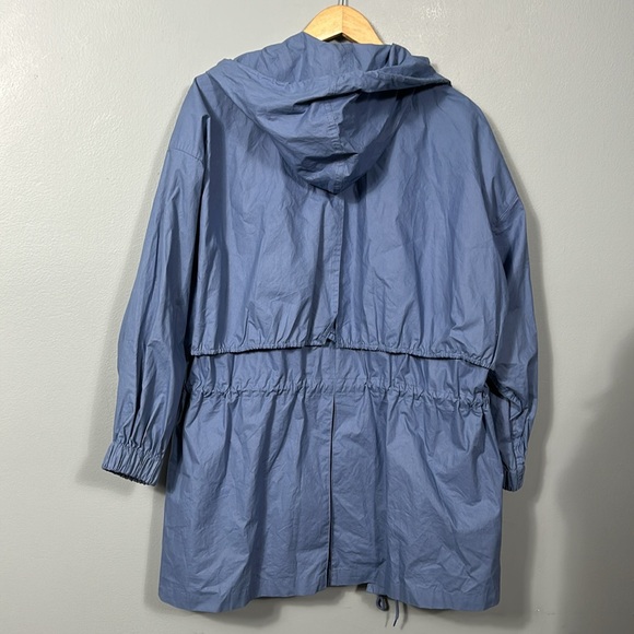 Van Heusen Lilac Parka Utility Hooded Drawstring Waist Coat size L- gently used - Picture 9 of 17